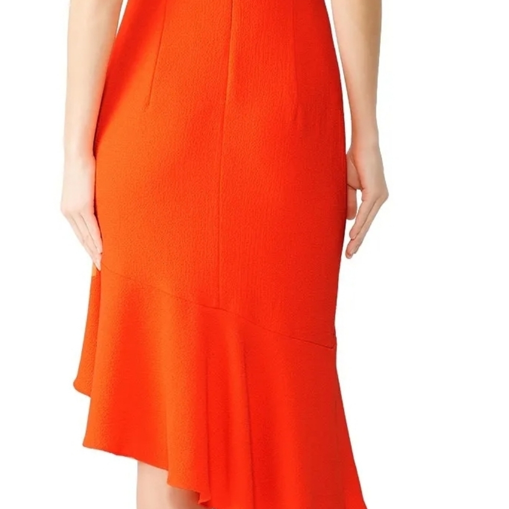 Black Halo Orange Red Dress